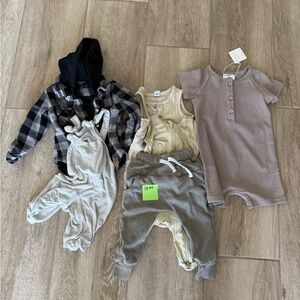 Baby Clothing Set with Hoodie and Romper